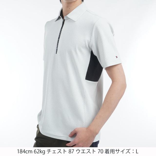 トミー ヒルフィガー ゴルフ TOMMY HILFIGER GOLF ハーフジップ半袖
