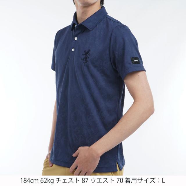 【美品】Admiral　アドミラル　シャツ　Mサイズ アドミラル ゴルフ モックネックシャツ Admiral GOLF ACTIVE
