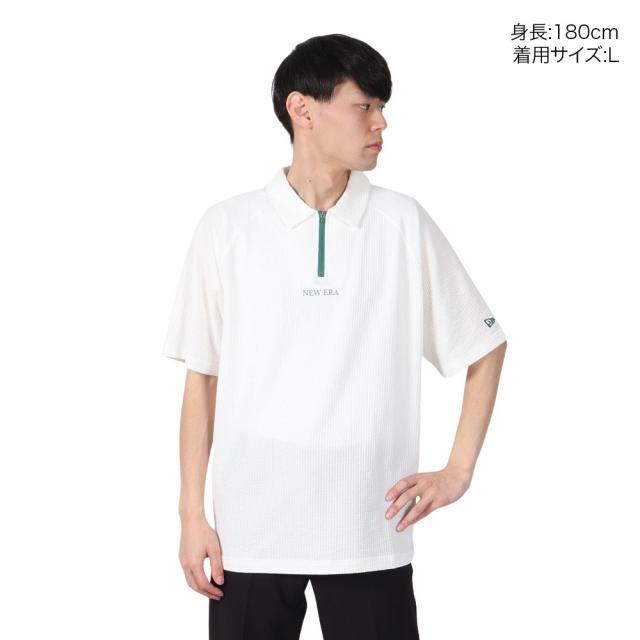 ニューエラ(NEW ERA)ゴルフウェア 吸汗速乾 半袖 スキッパー