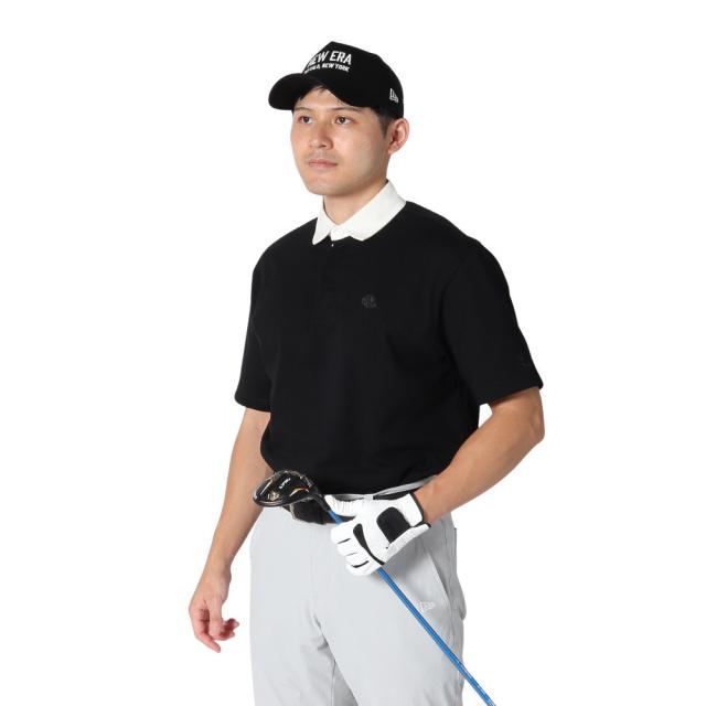 ニューエラ(NEW ERA)ゴルフウェア 半袖 ヘビーウェイト ラガーシャツ 14391493(Men’s、Lady’s)の通販は
