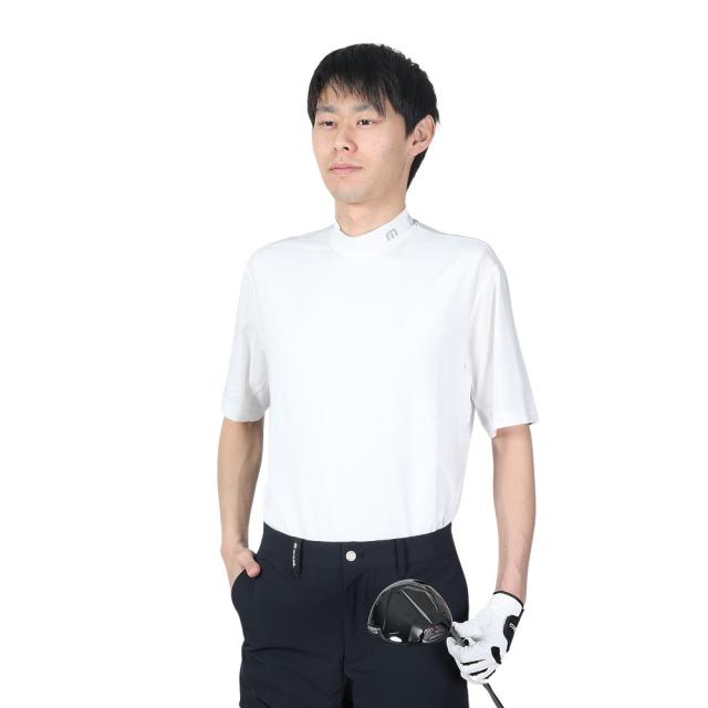 新品未使用 トラビスマシュー 半袖モックネックシャツ ストレッチ Amazon.co.jp: [トラヴィスマシュー] メンズ 半袖 モックネック