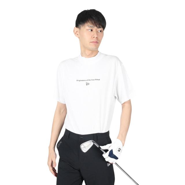 ニューエラ(NEW ERA)ゴルフウェア 半袖モックネック 吸汗速乾 鹿の子 ミッドネック Tシャツ サークル OOTTF 1…の通販は