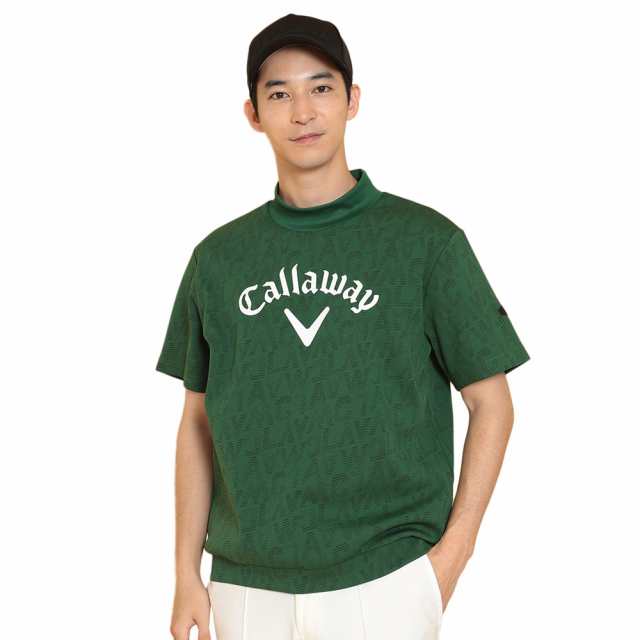 キャロウェイ(CALLAWAY)ゴルフウェア 半袖モックネックスウェット C24217103-1140(Men’s)