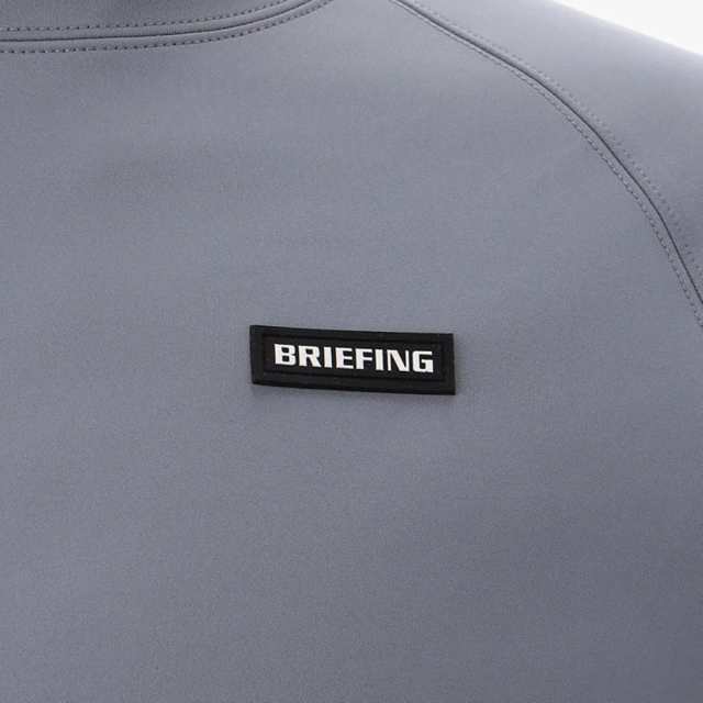 ブリーフィング(BRIEFING)ゴルフウェア 長袖 サイドロゴラインクルー