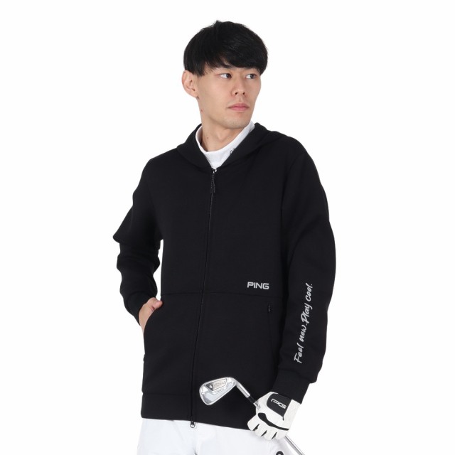 ピン(PING)ゴルフウェア パーカー ダンボールニットスウェットフーディ 621-4262803-010(Men’s)