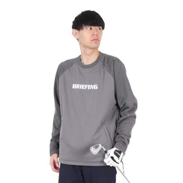 サイズ：4 MASTER BUNNY EDITION マスターバニーエディション  ハーフジップ 長袖Tシャツ 千鳥柄 レッド系 [240101453385] ゴルフウェア メンズ ストスト MASTER BUNNY EDITION マスターバニーエディション ハーフジップ