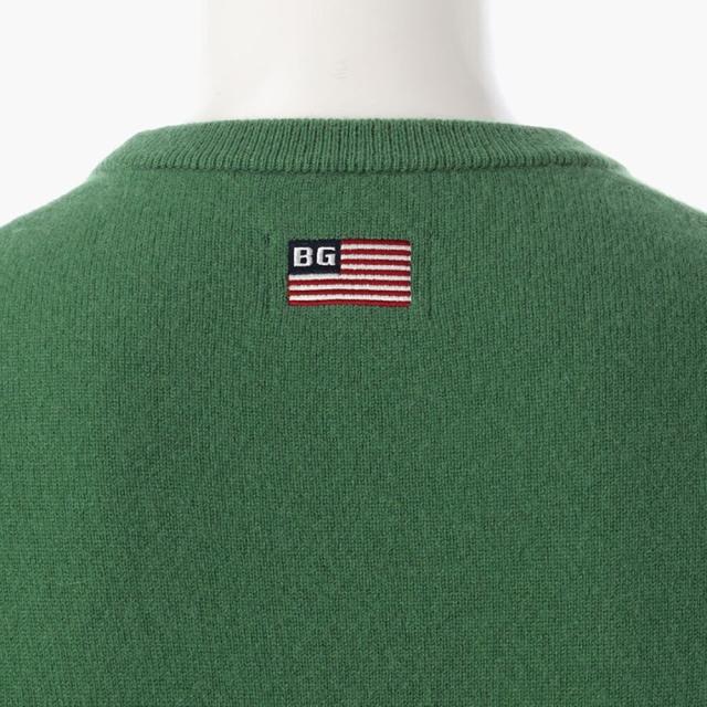 【BRIEFING】BG ロゴ入り カシミヤセーター BRIEFING】BG ロゴ入り カシミヤセーター