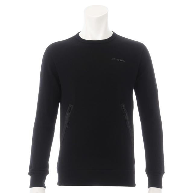 ブリーフィング(BRIEFING)ゴルフウェア テクノウールクルーネックシャツ BRG233M09-010(Men’s)の通販はセーター