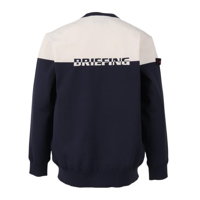 ブリーフィング(BRIEFING)ゴルフウェア WR バイカラー クルーネック