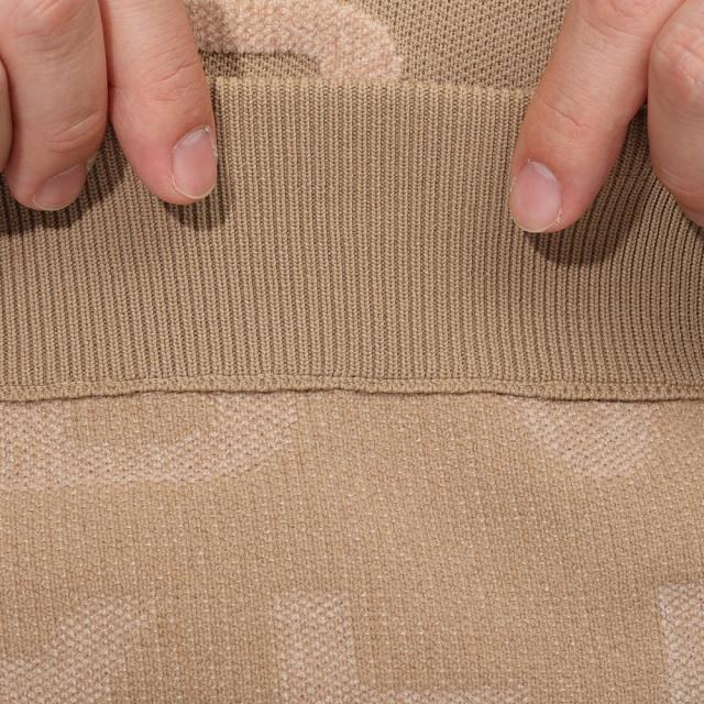 フィドラ(FIDRA)ゴルフウェア 保温 長袖 ジャカードロゴニット FD5STJ08 BEG(Men’s)の通販は