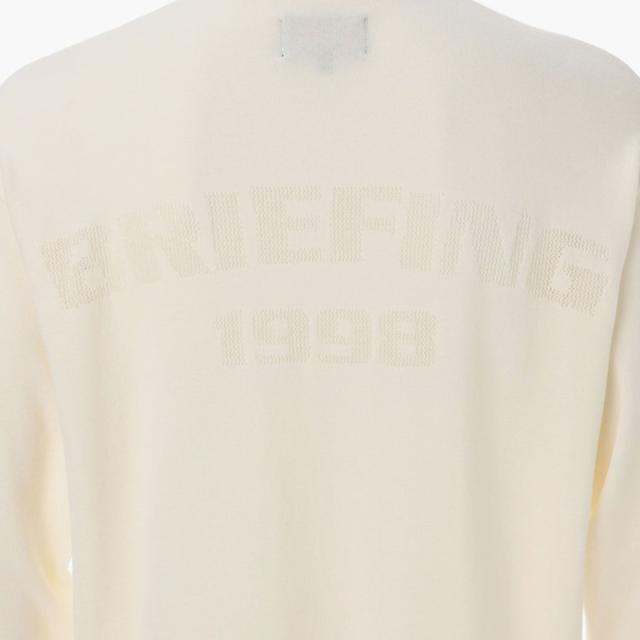 ブリーフィングBRIEFINGセーターホワイト BRIEFING ホワイト セーター