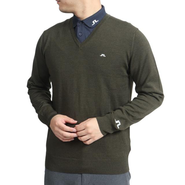 J.LINDEBERGゴルフウェア 防寒 Lymann ニットスウェット 071-17901-027(Men’s)の通販は 7,920円