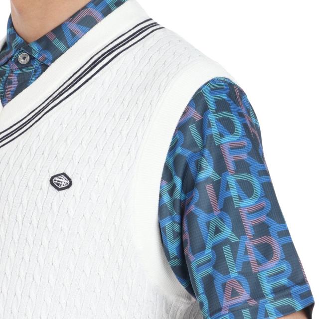 フィドラ(FIDRA)ゴルフウェア ニットベスト FD5RTK15 WHT(Men's