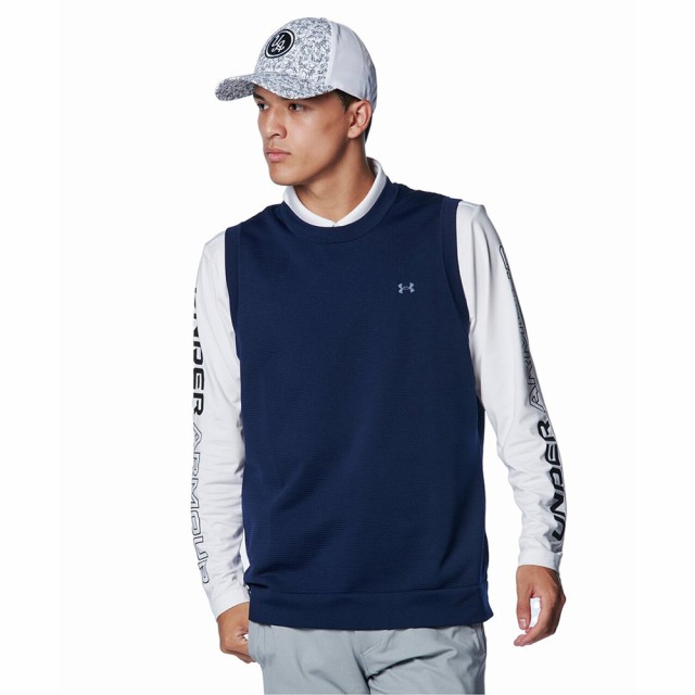 アンダーアーマー(UNDER ARMOUR)ゴルフウェア 保温 DriveProセーターベスト 1388316 410(Men…の通販は
