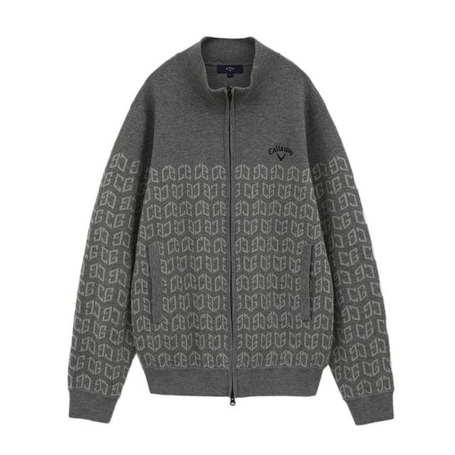 キャロウェイ(CALLAWAY)ゴルフウェア ロゴジャカードフルジップニット C23218107-1022(Men’s)の通販は 10,549円