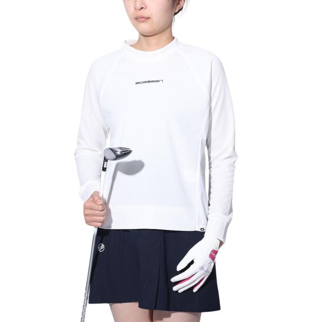 ROSASENゴルフウェア アウター カノコ裏パイル×タフタ 長袖 プルオーバー 045-31311-005(Lady’s)の通販は