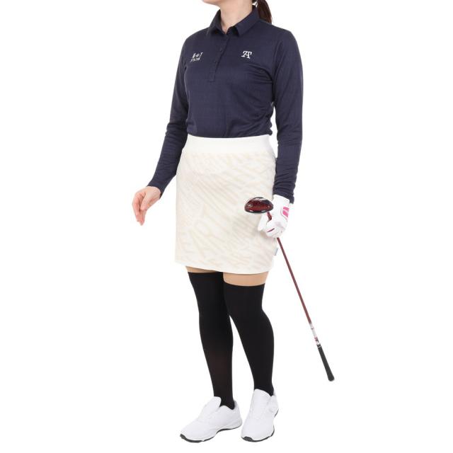 ビバハート(VIVA HEART)ゴルフウェア ロゴジャカードニットスカート  