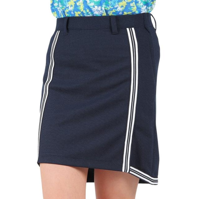 フィドラ(FIDRA)ゴルフウェア インナーパンツ付き 吸汗 速乾 ストレッチ ラインスカート FD5PUP15 NVY(La…の通販は