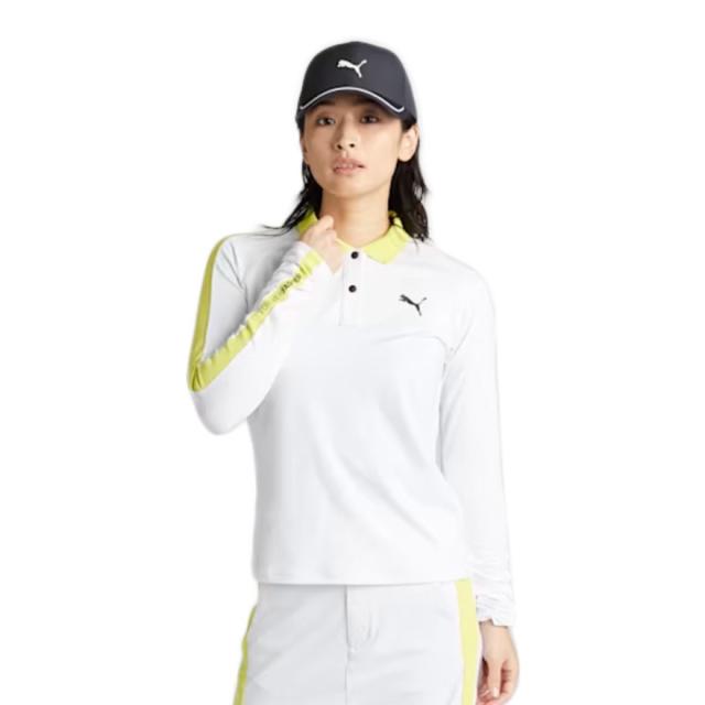 プーマ(PUMA)ゴルフウェア 吸水速乾 ストレッチ パフォーマンス 長袖 ポロシャツ 630584-03(Lady’s)の通販は 5,610円