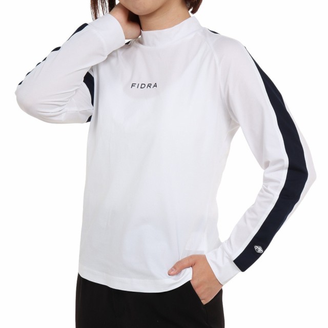 フィドラ(FIDRA)ゴルフウェア ハイネックロングTシャツ FD5MUG23 WHT