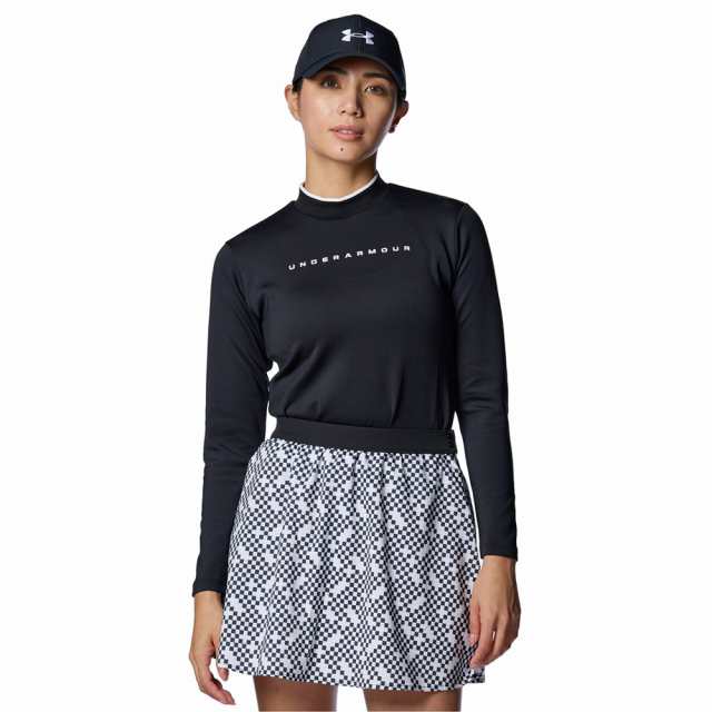 アンダーアーマー(UNDER ARMOUR)ゴルフウェア ArmourKnit長袖モックネックシャツ 1388327 001(…