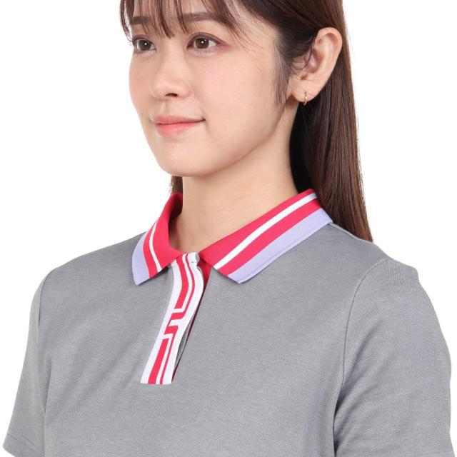 J.LINDEBERGゴルフウェア Ivy 半袖ポロシャツ 吸水速乾 072-29849-013