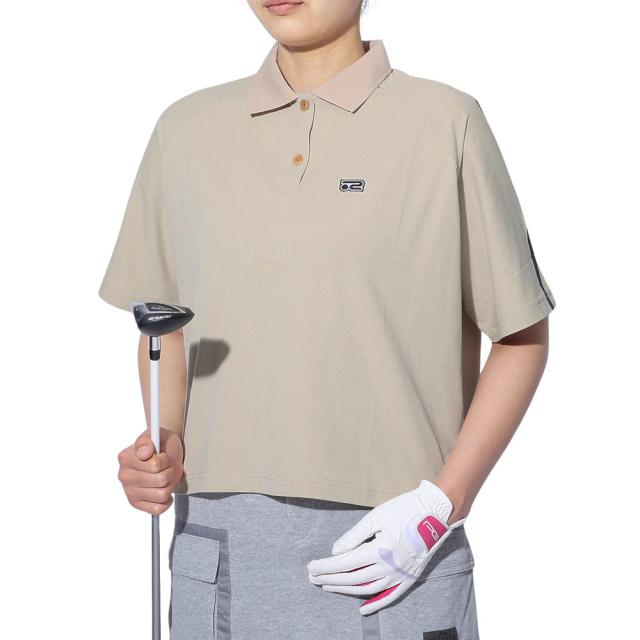 ROSASENゴルフウェア 吸水速乾 A-Line ロゴ 半袖ポロシャツ 048-21341-052(Lady’s)の通販は