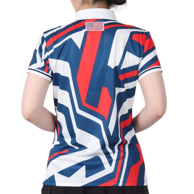 J.LINDEBERG(J.LINDEBERG)ゴルフウェア Felicite Print ポロシャツ 072