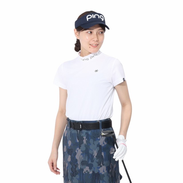 ピン(PING)ゴルフウェア 機能性 半袖モックネック ハイネックシャツ 622-4167216-030(Lady’s)の通販は 5,502円
