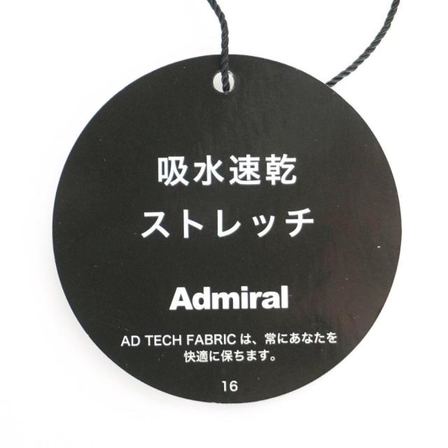アドミラル ゴルフ(Admiral GOLF)ゴルフウェア 吸水速乾 ストライプ