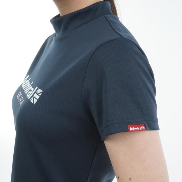 アドミラル ゴルフ(Admiral GOLF)モックネック ゴルフ 半袖 カラタッチ