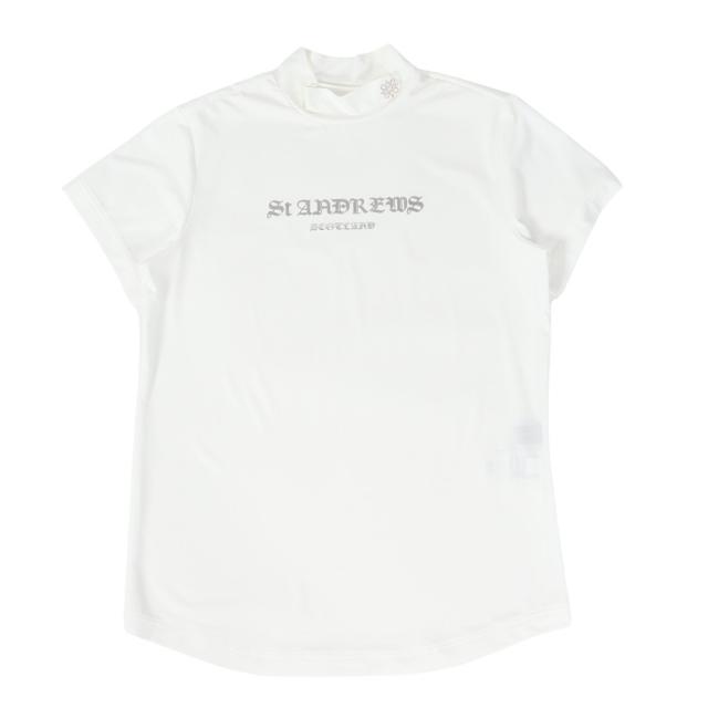 【23年モデル】St ANDREWS カチオン ベア天竺 半袖ハイネックシャツ セントアンドリュース()モックネック ゴルフ カチオン