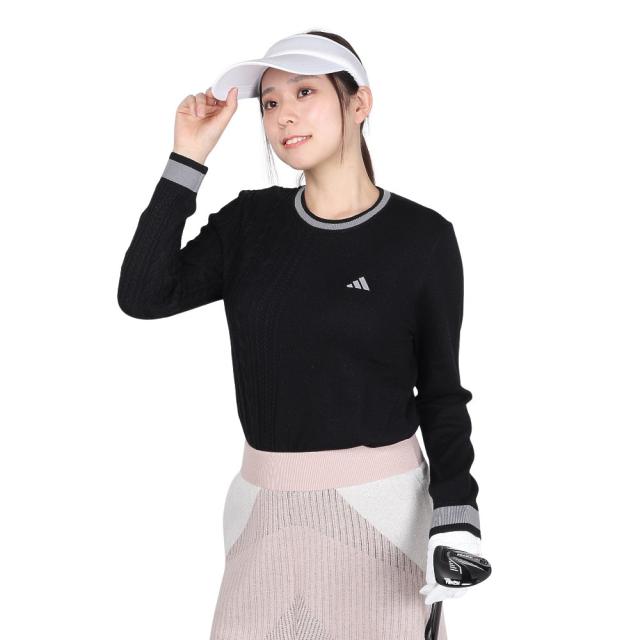 アディダス(adidas)ゴルフウェア アシンメトリーパターン3ストライプ 長袖セーター JTC12-IS4806 BK(La…の通販は 10,780円