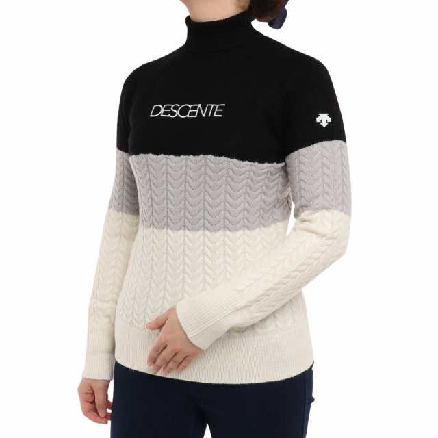 日本廉価 【DESCENTE GOLF】変形タートルネックセーター size:S www ...