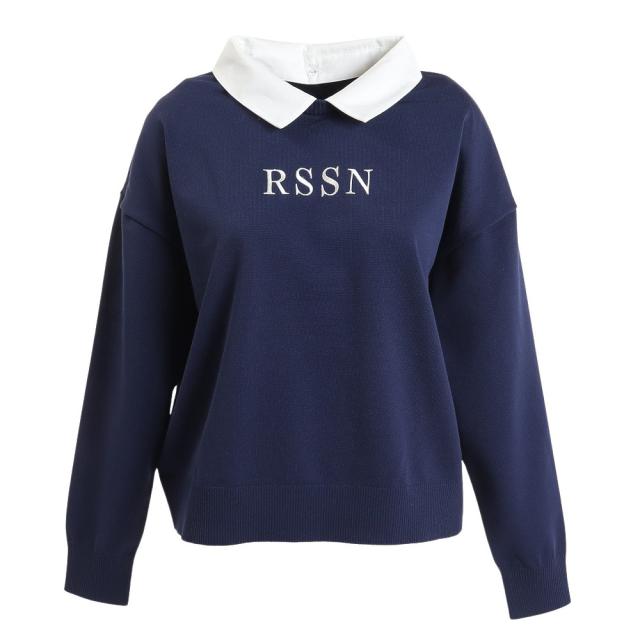 ROSASENゴルフウェア 吸水 速乾 軽量 A-Line 襟付ニットプルオーバー 048-16311-098(Lady’s)の通販は 7,633円