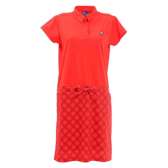 フィドラ Fidra ゴルフ ワンピース レディース ジャガードワンピース Fd5huq07 Red Lady S の通販はau Pay マーケット Victoria Golf