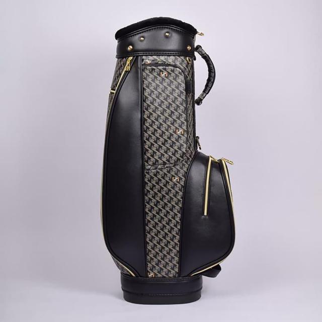 【レザレクション】完売希少新品ラリーナ No.2 DBLKブラックキャディバッグ レザレクション】完売希少新品ラリーナ No.2 DBLKブラックキャディ