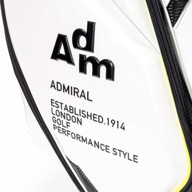 アドミラル ゴルフ(Admiral GOLF)ゴルフ キャディバッグ カート式 9型 6分割 ADMG3AC1-WHT(Men…