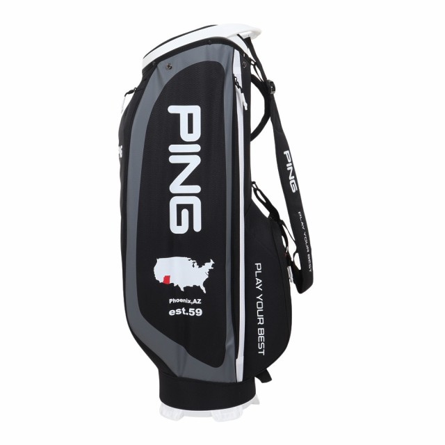 ピン(PING)ゴルフ キャディバッグ 軽量 カート式 9.5型 6分割 アリゾナ 