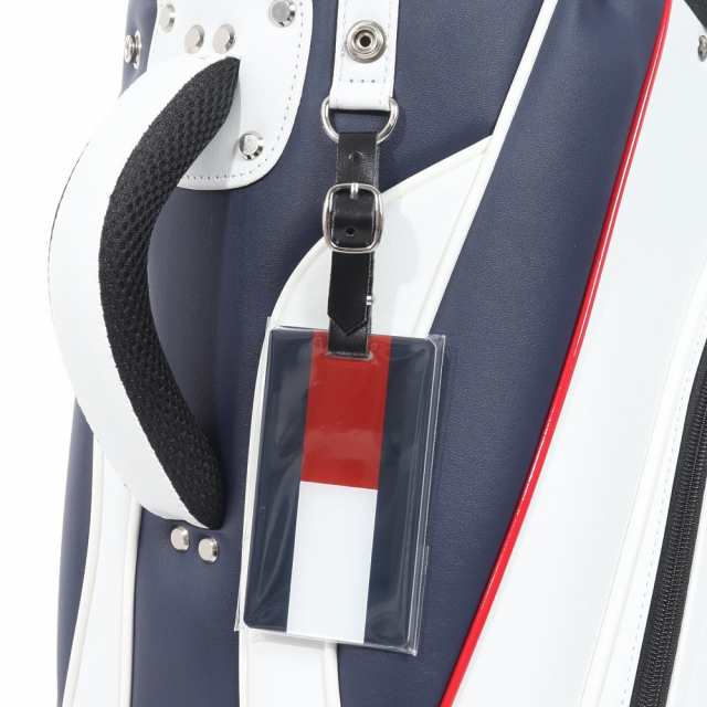 トミーヒルフィガー(TOMMY HILFIGER)ゴルフ キャディバッグ 軽量 カート式 9型 5分割 ベーシック THMG4…