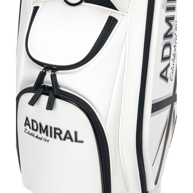 ADMRIAL ゴルフバッグ・キャディバッグ ホワイト Admiral Golf