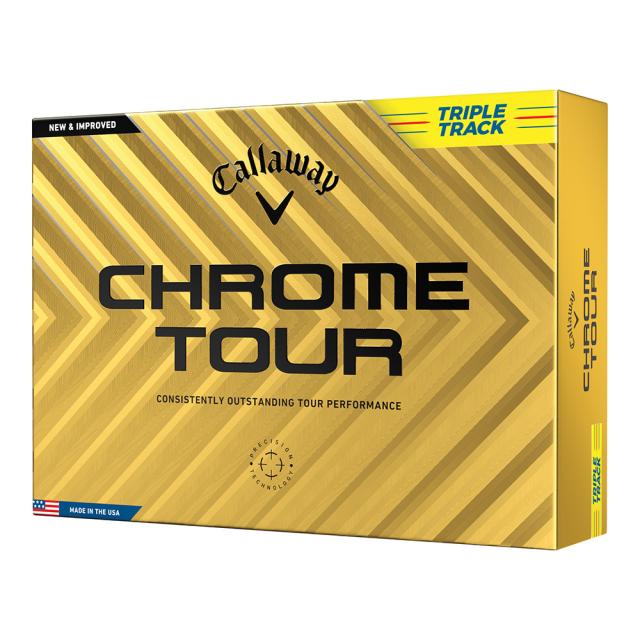 キャロウェイ(CALLAWAY)CHROME TOUR トリプル・トラック YLW ゴルフボール ダース(12個入り) クロム…の通販は