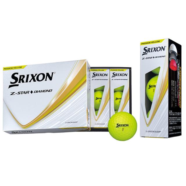 スリクソン(SRIXON)ゴルフボール  Z-STAR ダイヤモンド プラスワン SN ZS D3 YEL ダース(12+3個…の通販は 6,930円