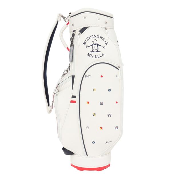マンシング(MUNSING)ゴルフ フラッグ飛び柄キャディバッグ 8.5型