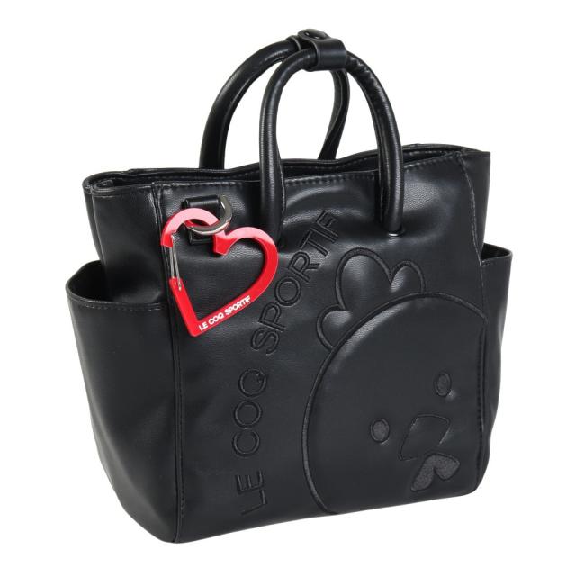 ルコックスポルティフ(lecoqsportif)ゴルフ ブラックキャラクター ポーチ ハートカラビナ付き LG4FTT45L …の通販は