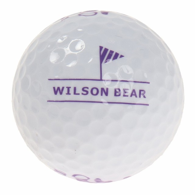 ウイルソンゴルフ(Wilson Golf)ゴルフボール BEAR4 ホワイト 1ダース