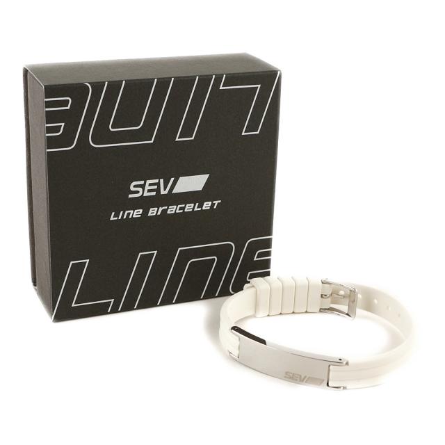 セブ(SEV)SEVラインブレスレット2 WH (Men's、Lady's) 限定】腕