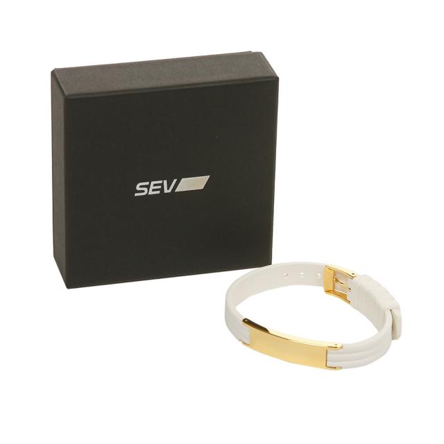 SEV(セブ)ラインブレスレット2 Lサイズ ホワイト SEVオフィシャル