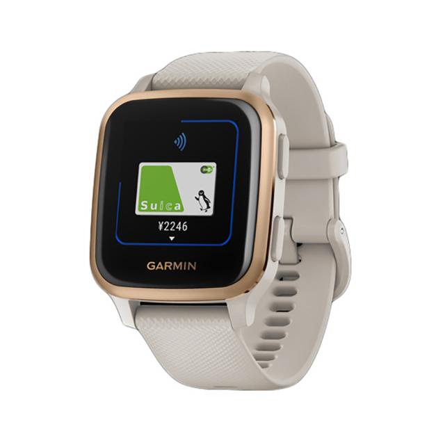 ガーミン(GARMIN)ゴルフ スマートウォッチ Venu Sq Music Light Sand/Rose Gold 010…の通販はau