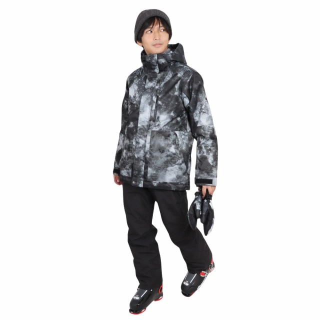 エアボーン(ARBN)スキーウェア 上下セット スーツ DYE CAMO AB43WW1513 BLK(Men’s)